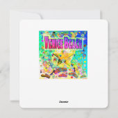 Venetië Beach Epoch uur vakantie Kaart (Achterkant)