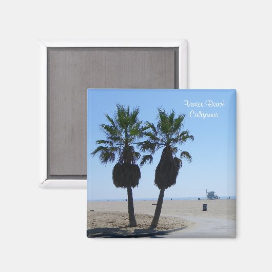 Venetië Beach Magnet! Magneet (Voorkant / Achterkant)