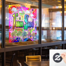 Venetië Beach Vista Express raambekleding Raamsticker