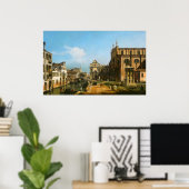 Venetië - Bernardo Bellotto Fine Art Poster (Thuiskantoor)
