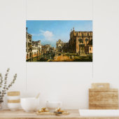 Venetië - Bernardo Bellotto Fine Art Poster (Keuken)