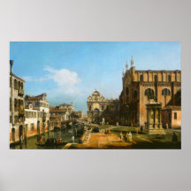 Venetië - Bernardo Bellotto Fine Art Poster