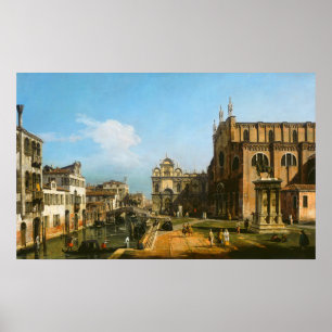 Venetië - Bernardo Bellotto Fine Art Poster