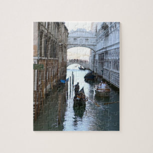 Venetië beroemde brug van Sighs, Venezia Italië Legpuzzel