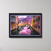 Venetië bij Nacht Canvasprint Canvas Afdruk (Voorkant)