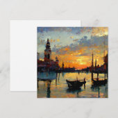 Venetië bij zonsondergang (Voorkant / Achterkant)