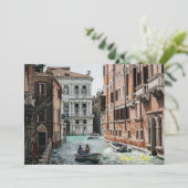 Venetië Boat Canal Kaart (Staand voorkant)