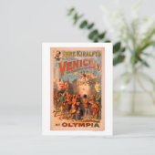 Venetië, Bride van het Zee in Olympia Ballet Briefkaart (Staand voorkant)