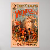 Venetië, Bride van het Zee in Olympia Ballet Poster (Voorkant)