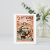 Venetië, Bride van het Zee in Olympia Gondolas 2 Briefkaart (Staand voorkant)
