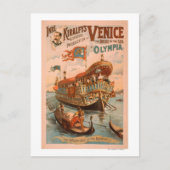 Venetië, Bride van het Zee in Olympia Gondolas 3 Briefkaart (Voorkant)
