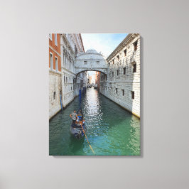 Venetië Bridge of Sighs uitzicht canvas print