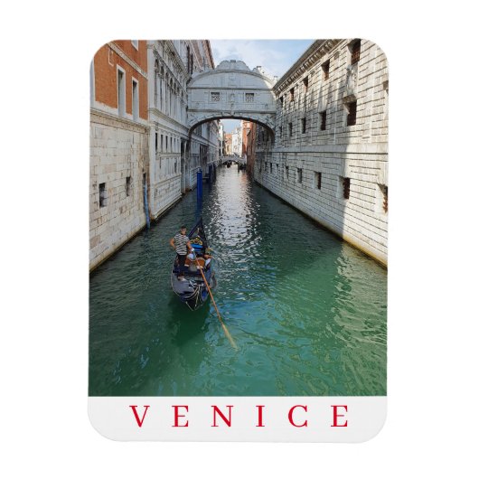 Venetië Bridge of Sighs uitzicht fridge magnet Magneet (Verticaal)