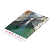 Venetië Bridge of Sighs uitzicht fridge magnet Magneet (Linkerzijde)