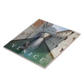 Venetië Bridge of Sighs uitzicht keramische tegel Tegeltje (Zijkant)