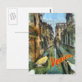 Venetië Briefkaart (Voorkant / Achterkant)