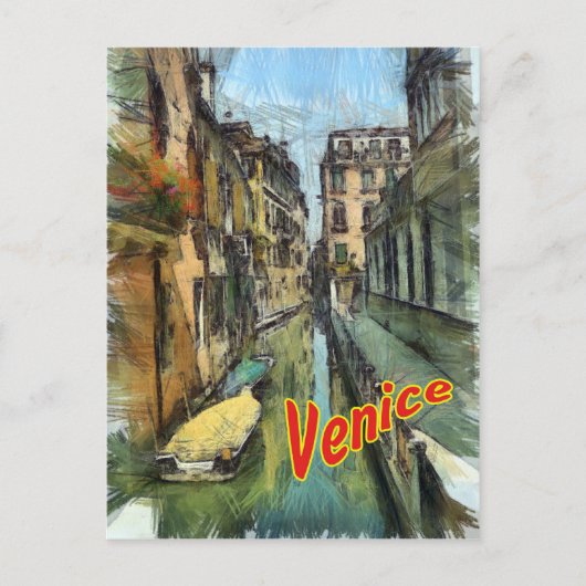 Venetië Briefkaart (Voorkant)