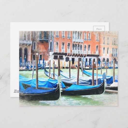 Venetië Briefkaart (Voorkant / Achterkant)