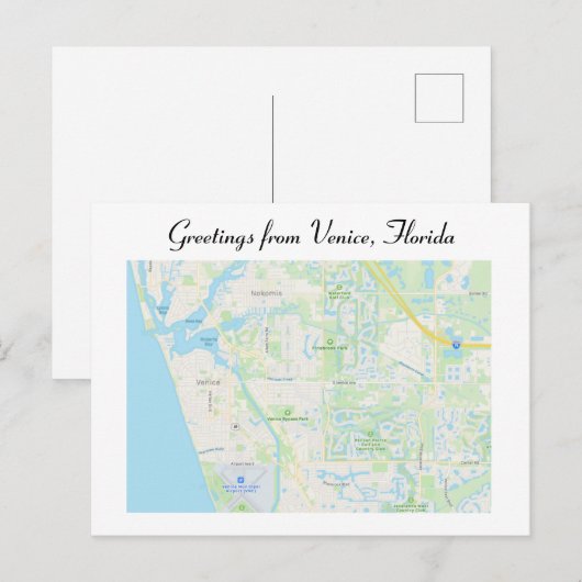 Venetië, briefkaart van Florida (Voorkant / Achterkant)