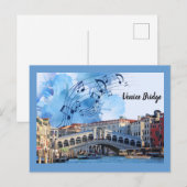 Venetië Brug Van Rome Briefkaart (Voorkant / Achterkant)