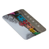 Venetië Burano binnenplaats uitzicht koelkastmagne Magneet (Rechterzijde)