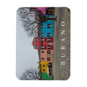 Venetië Burano binnenplaats uitzicht koelkastmagne Magneet (Verticaal)