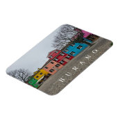 Venetië Burano binnenplaats uitzicht koelkastmagne Magneet (Linkerzijde)