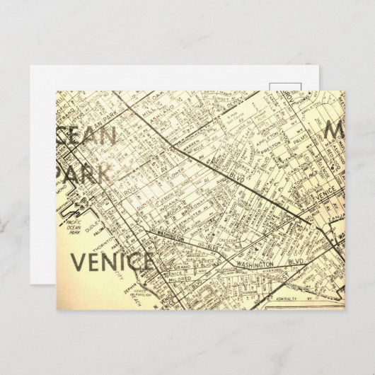 Venetië,  CA-kaart Briefkaart (Voorkant / Achterkant)