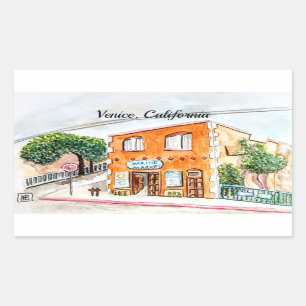 Venetië, Californië Rechthoekige Sticker