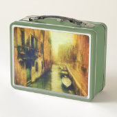 Venetië Canal Balkon Schilderij (Achterkant)