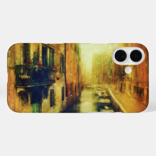 Venetië Canal Balkon Schilderij Case-Mate iPhone Case (Achterkant (horizontaal))