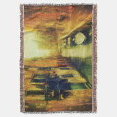 Venetië Canal Balkon Schilderij Deken (Voorkant Verticaal)