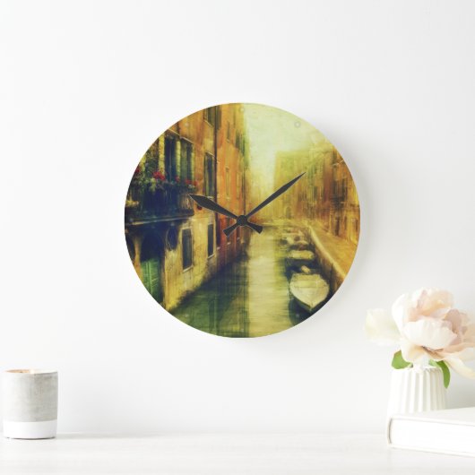 Venetië Canal Balkon Schilderij Grote Klok (Huis)