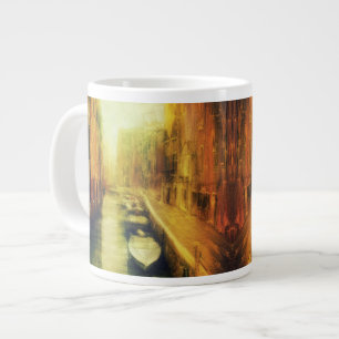 Venetië Canal Balkon Schilderij Grote Koffiekop