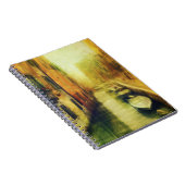 Venetië Canal Balkon Schilderij Notitieboek (Rechterzijde)