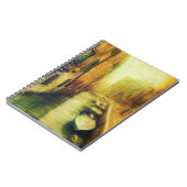 Venetië Canal Balkon Schilderij Notitieboek (Linkerzijde)