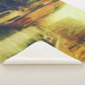 Venetië Canal Balkon Schilderij Sherpa Deken (3/4)