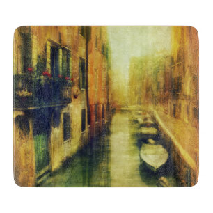 Venetië Canal Balkon Schilderij Snijplank