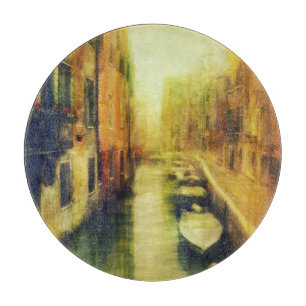 Venetië Canal Balkon Schilderij Snijplank
