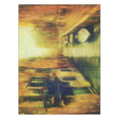 Venetië Canal Balkon Schilderij Tafelkleed (Voorkant)
