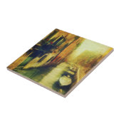 Venetië Canal Balkon Schilderij Tegeltje (Zijkant)