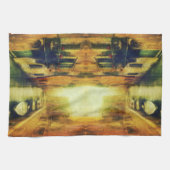 Venetië Canal Balkon Schilderij Theedoek (Horizontaal)