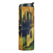 Venetië Canal Balkon Schilderij Thermosbeker (Gedraaid links)