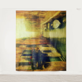 Venetië Canal Balkon Schilderij Wandkleed