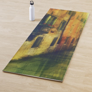 Venetië Canal Balkon Schilderij Yogamat
