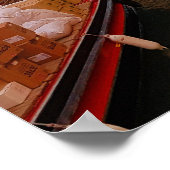 Venetië - Canal Build Travel Poster (Hoek)