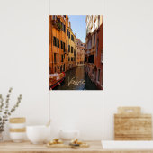 Venetië - Canal Build Travel Poster (Keuken)
