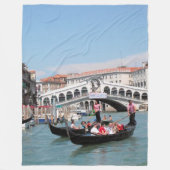 Venetië Canal Fleece Deken (Voorkant)