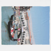 Venetië Canal Fleece Deken (Voorkant (Horizontaal))