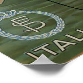 Venetië — Canal Gondola Poster (Hoek)